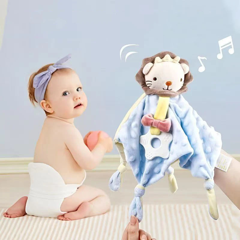 Doudou réconfort lapin-éléphant Bouni — Couverture sécurité compagnon sommeil