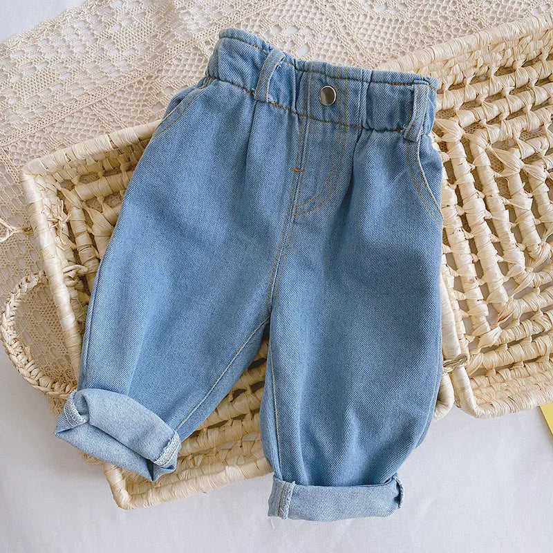 Jean denim enfant Mybooni — Pantalon droit 1-6 ans