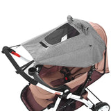 Pare-soleil poussette universel protection UV - voile carrosserie landau siège auto visière soleil