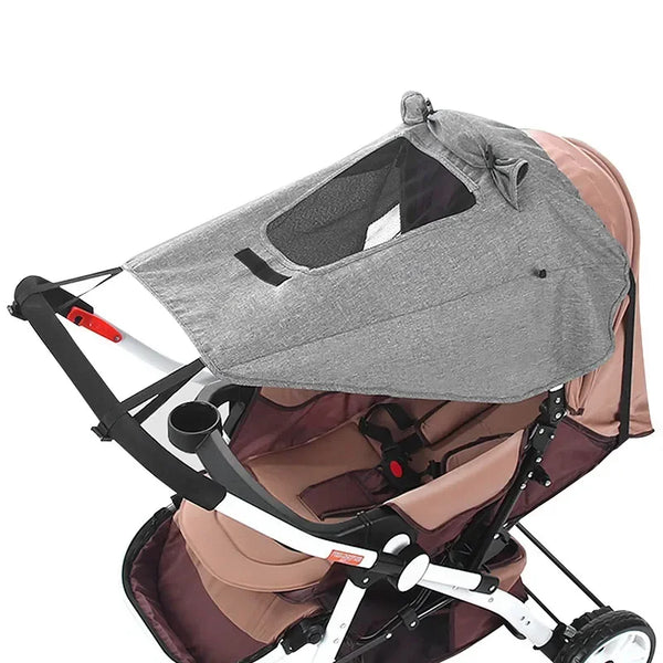 Pare-soleil poussette universel protection UV - voile carrosserie landau siège auto visière soleil