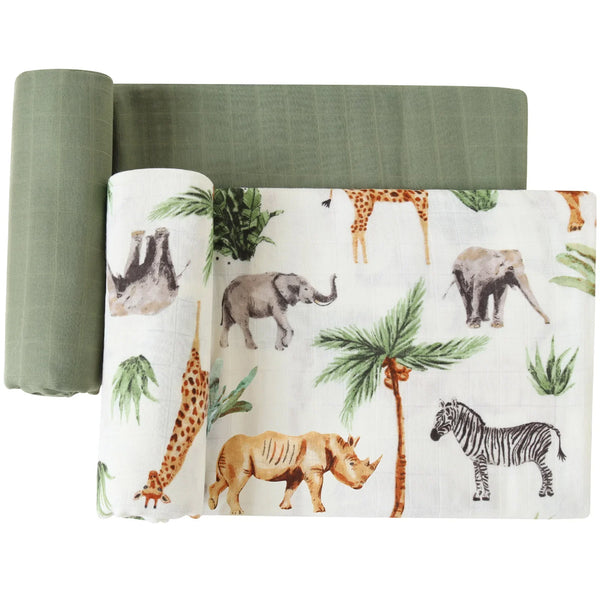 Couverture emmaillotage — vue face | Bouni
