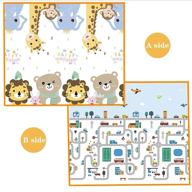 Tapis de jeu bébé EPE non toxique Mybooni — 5 tailles tapis d'activité sécurisé