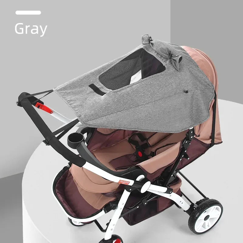 Protection solaire universelle Mybooni — Poussette, siège auto et landau