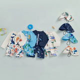 0-5Years Kids Boy Rash Guard Swimsuits Shark Pr — vue complémentaire 2