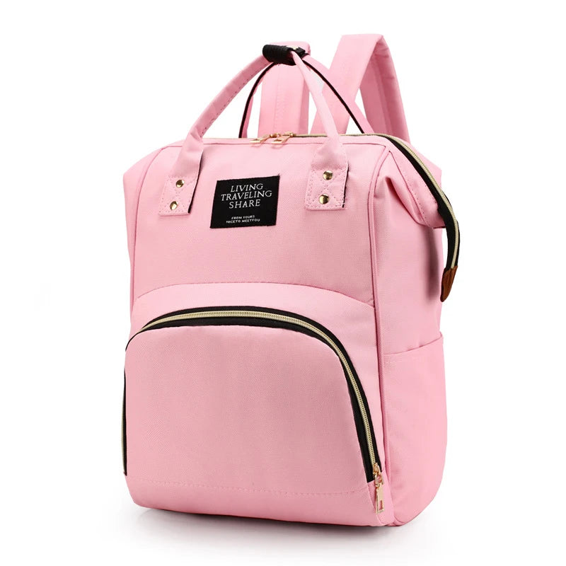 Grand sac maman toile Mybooni — Isotherme multifonction rangement bébé