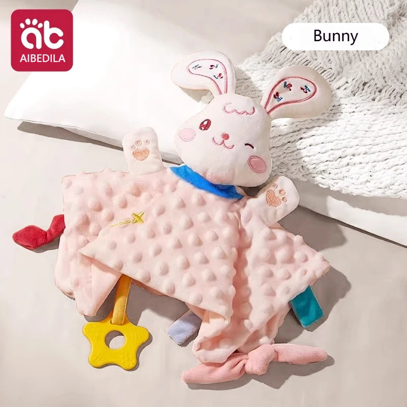 Doudou réconfort mousseline bébé Bouni — Coton doux apaisement naissance
