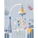 Mobile musical lumineux et projecteur pour lit bébé - télécommande jouet nouveau-né