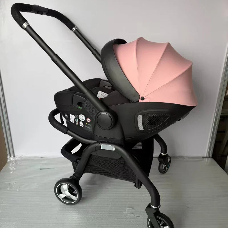 Poussette 4-en-1 Bouni coloris Rose — vue en situation