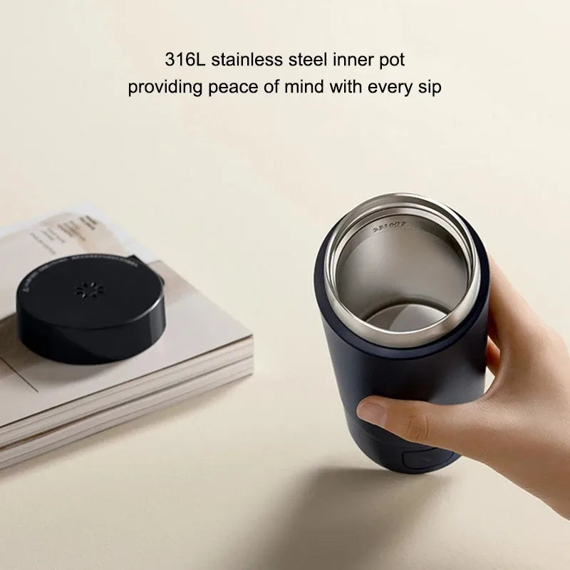 Bouilloire électrique portable Mybooni — Thermos 350 ml voyage