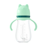 Biberon anti-coliques col large avec bille gravité et tétine silicone