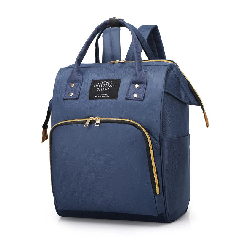 Grand sac maman toile Mybooni — Isotherme multifonction rangement bébé