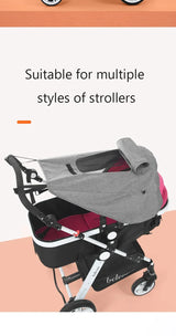 Pare-soleil poussette universel protection UV - voile carrosserie landau siège auto visière soleil