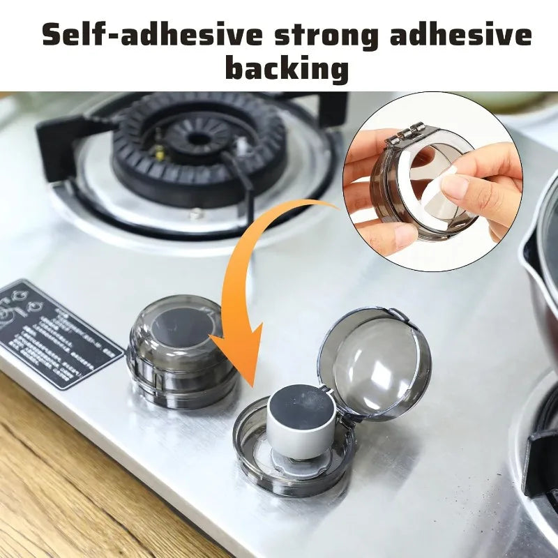2/4/8Pcs Stove Knob Covers Child Safety Plastic — vue complémentaire 6