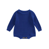 Barboteuse tricot bébé Mybooni | Pull manches longues — Garçon & Fille 0-2 ans