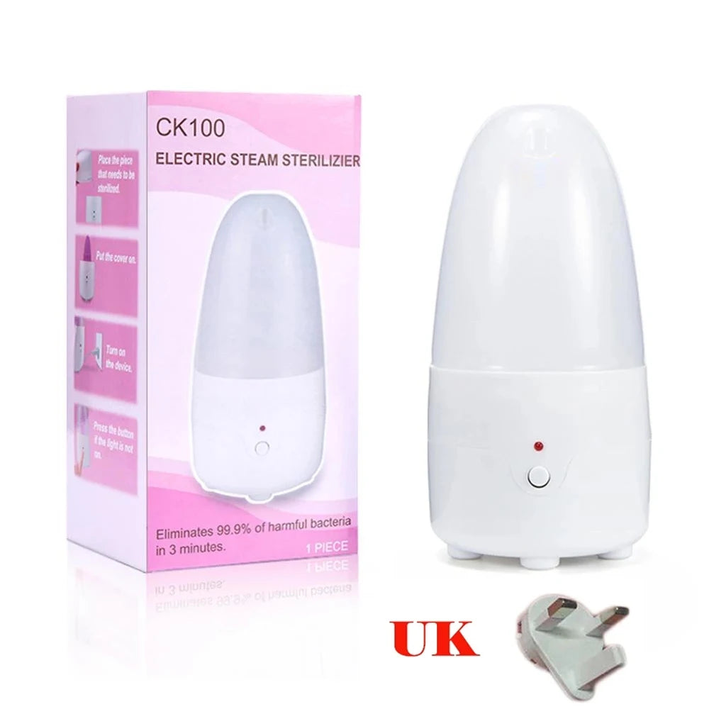Stérilisateur vapeur portable - coupe menstruelle tétines et petits accessoires bébé