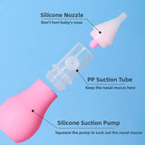 Mouche-bébé silicone Mybooni — Aspirateur nasal pompe succion nez nourrisson