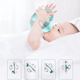 Biberon bébé silicone anti-chute Bouni — Paille et poignée isotherme