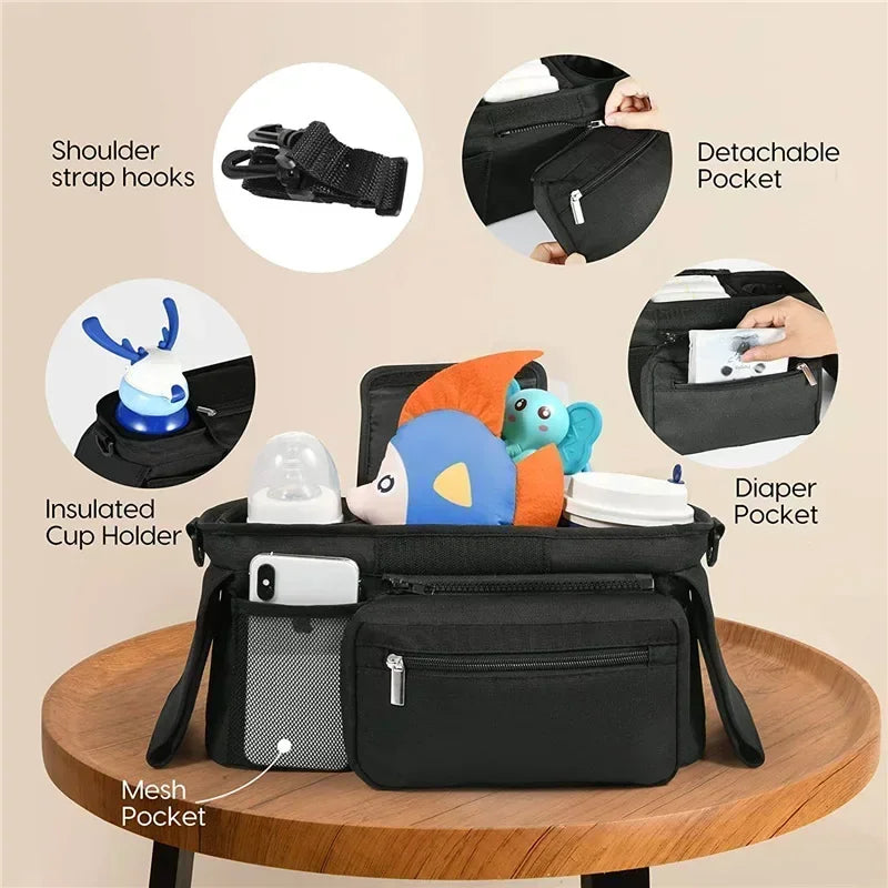 Poussette bébé avec accessoires inclus | Bouni