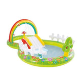 Piscine gonflable enfant Mybooni — Crocodile, licorne et dinosaure avec pompe