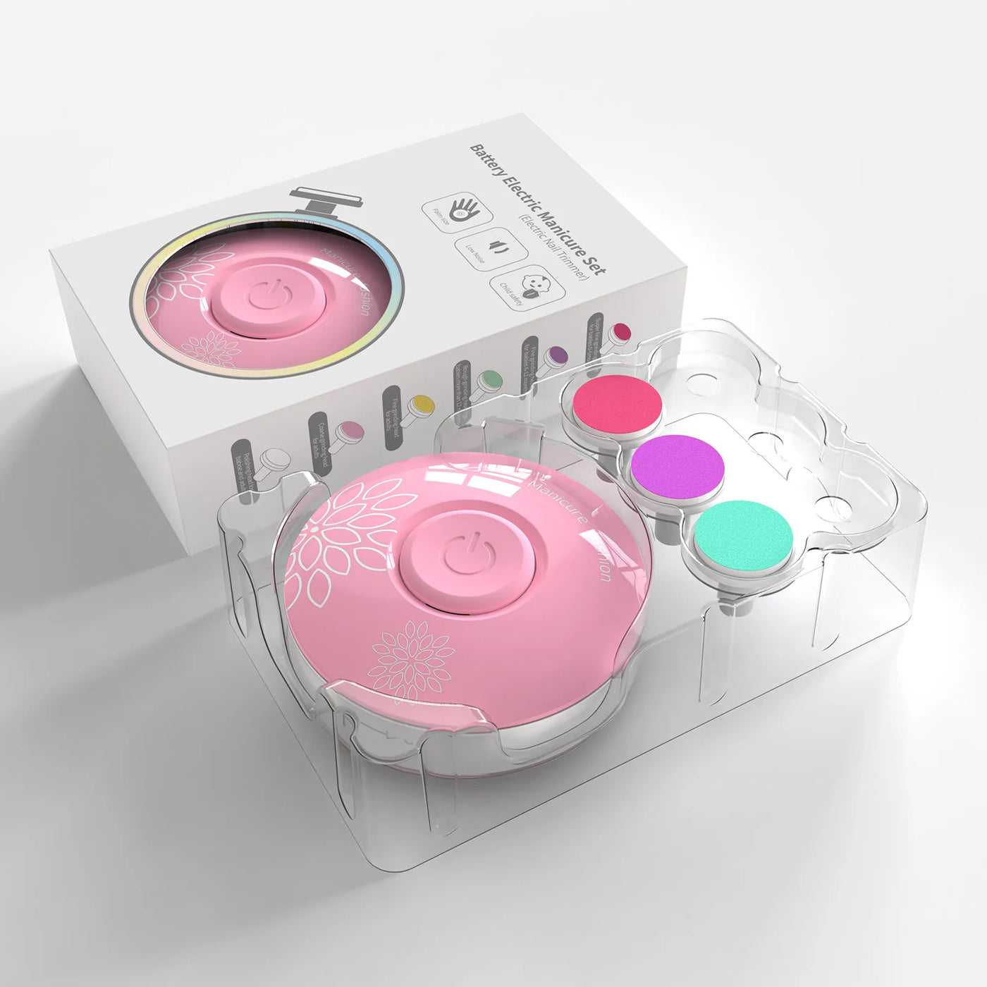 Coupe-ongles électrique bébé outil hygiène - ciseau manucure kit soin nourrisson nouveau-né