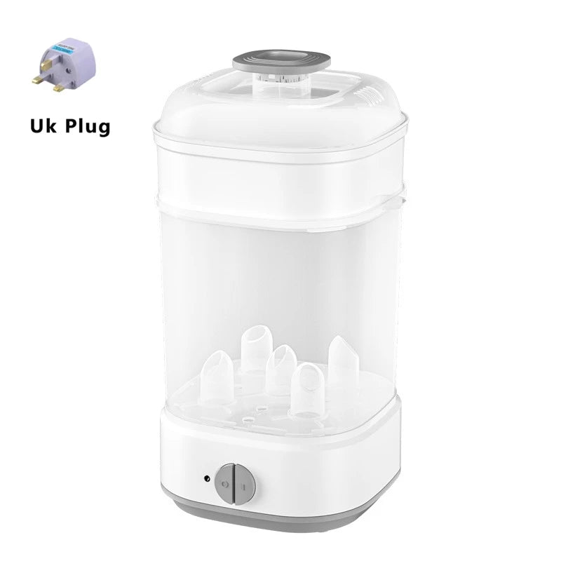 Stérilisateur vapeur électrique biberon multifonction - chauffe-lait bébé avec minuterie