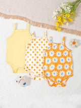 Lot 3 bodies bébé été Bouni — Coton léger manches courtes 0-24M