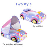 Bouée siège voiture bébé Mybooni — Gonflable avec baldaquin flottant été