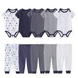 Coffret vêtements bébé 10 pièces Mybooni — Body et pantalon toutes saisons
