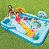 Piscine gonflable enfant Mybooni — Crocodile, licorne et dinosaure avec pompe