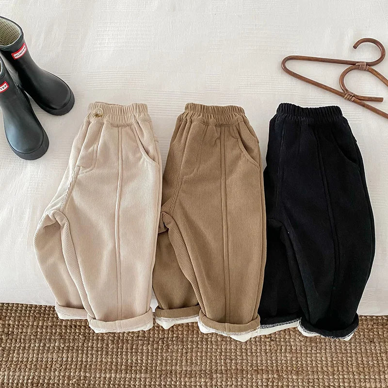 Pantalon droit enfant MILANCEL - jean mode garçon 1-6 ans printemps automne