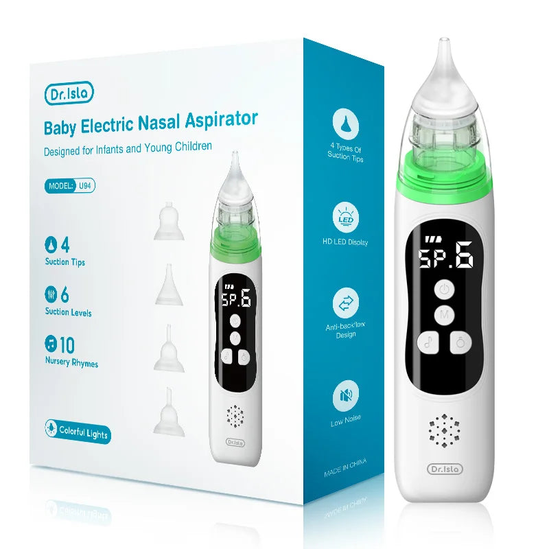Aspirateur nasal électrique bébé MAMIJOY - 6 modes aspiration silicone grade alimentaire musique