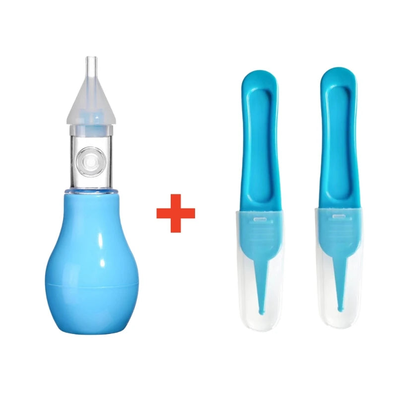 Aspirateur nasal silicone bébé - pompe aspiration nettoyeur nez enfant outil nettoyage nasal