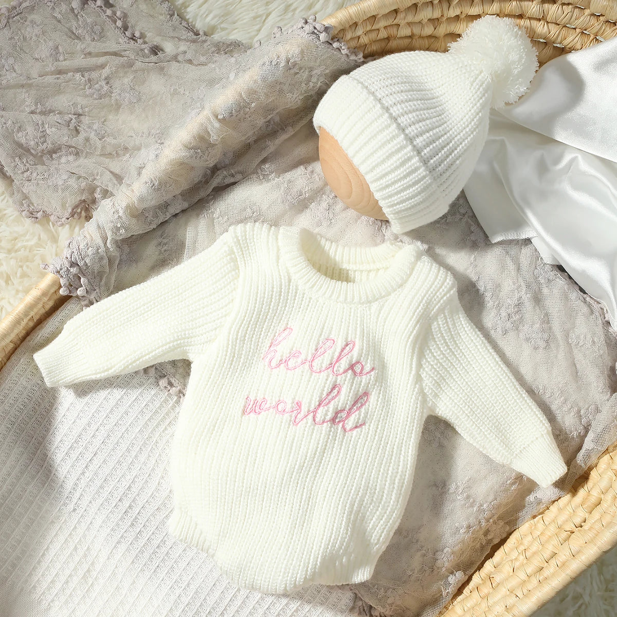 Body photo nouveau-né Mybooni — Avec bonnet assorti naissance