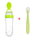 Biberon avec cuillère silicone Mybooni — Set alimentation bébé et tout-petit