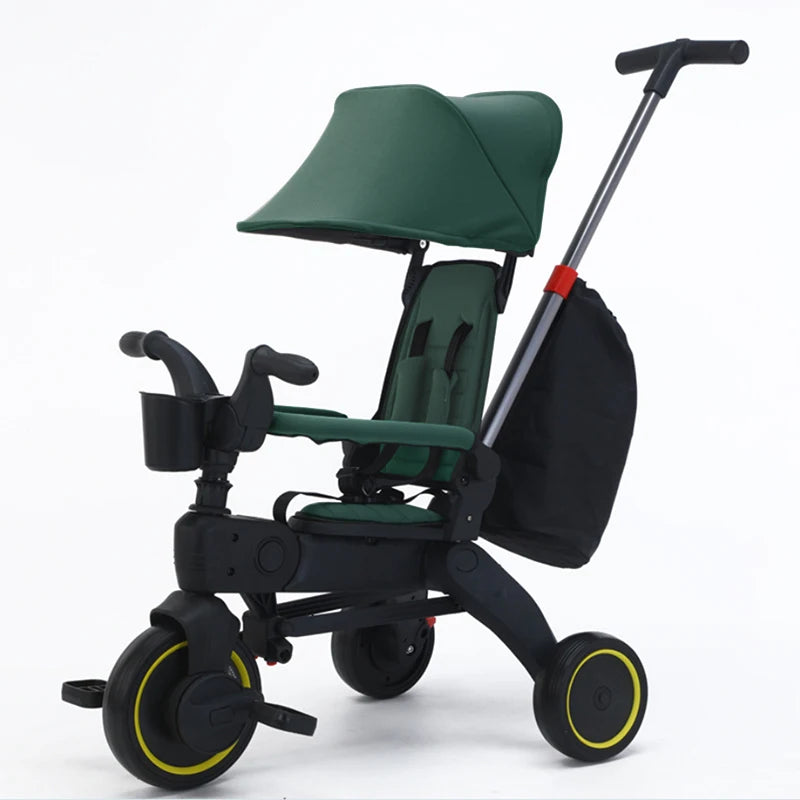 Poussette tricycle pliable Bouni — Ultra-légère 6,8 kg bébé 1-6 ans