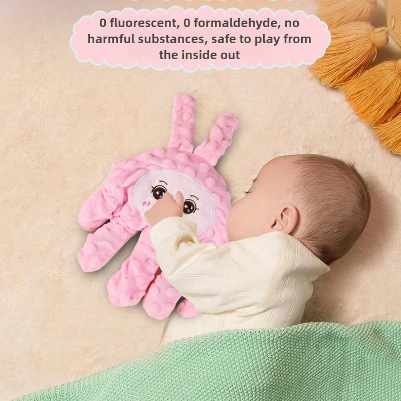 Coussin d'endormissement ours Mybooni — Doudou sensoriel télécommande nouveau-né