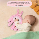 Coussin d'endormissement ours Mybooni — Doudou sensoriel télécommande nouveau-né