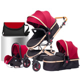 Poussette 3-en-1 pliable Mybooni — Multifonction siège auto inclus