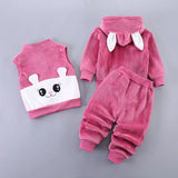 Ensemble sweat à capuche + pantalon bébé garçon/fille - tenue chaude automne-hiver nouveau-né