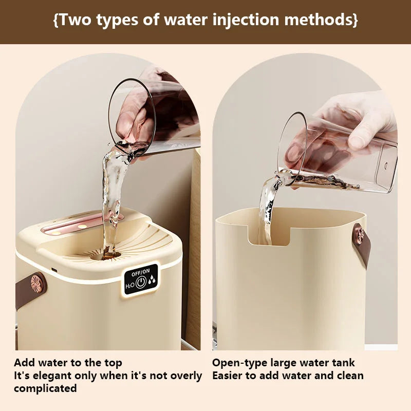 Humidificateur 3 buses veilleuse 2L Mybooni — Silencieux purificateur d'air Type-C