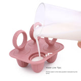 5 anneaux dentition bébé silicone BPA free - porte-aliments fruits légumes forme lapin anti-chute