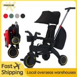Poussette tricycle pliable Bouni — Ultra-légère 6,8 kg bébé 1-6 ans