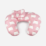 Coussin d'allaitement en U multifonctionnel lavable en machine soutien cou taille