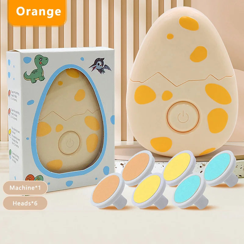 Lime à ongles électrique bébé cartoon - kit manucure pédicure nouveau-né outil soin enfant adulte