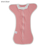Gigoteuse anti-sursaut bébé Mybooni — Turbulette emmaillotage coton mains relevées