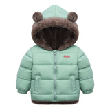 Manteau à capuche polaire Mybooni — Doublé cachemire enfant hiver