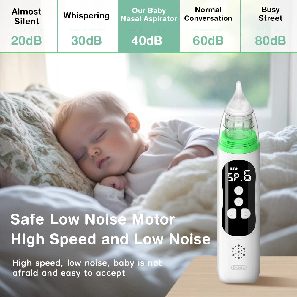 Aspirateur nasal électrique bébé MAMIJOY - 6 modes aspiration silicone grade alimentaire musique