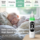 Aspirateur nasal électrique 6 modes Mybooni — Musique apaisante silicone alimentaire