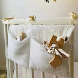 Organiseur tête de lit bébé Bouni — Sac rangement couches multifonction