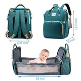 Sac à langer 3-en-1 adapté aux longues sorties bébé